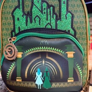 Green Emerald Oz-Themed Mini Backpack - Licensed Collectible